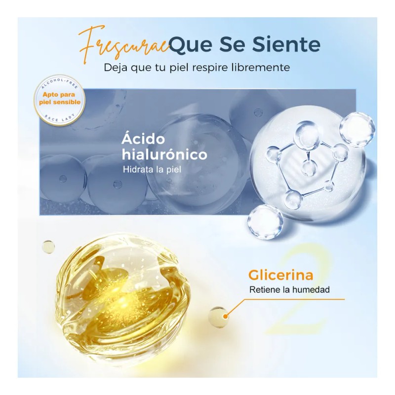 Sace Lady Airy Rostro Protector Solar Spf50 Hidratante