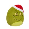 Squishmallows The Grinch in Santa Hat 12 Inch Soft Plush