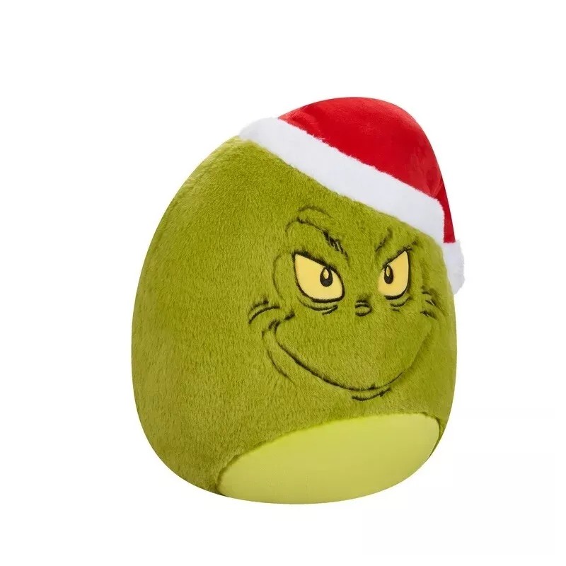 Squishmallows The Grinch in Santa Hat 12 Inch Soft Plush