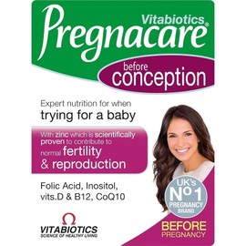 Pregnacare Fertility & Conception Folic Acid Supplement, UK direct delivery, 1 unit, 30 tablets / Pregnacare 퍼틸리티 & 컨셉션 엽산 영양제 영국 직배송, 1개, 30정
