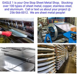 EAGLE 1 Galvanized Sheet Metal Flashing Rolls- 10 Ft Long - 28 Gauge Thickness- Multi- Pack Available- Roofing and Siding Flashing Sheetmetal (1, 4 Inch x 10 FT)