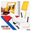 BILBAU Paint Roller Set with Paint Tray and Brush for