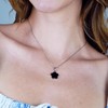 5 Leaf Clover Pendant Necklace for Women 18K Gold Plated