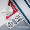 340 mm 90° Right Angle Guide Rail, Track Saw, Angle