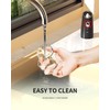 CIRCLE JOY Rechargeable Electric Salt and Pepper Grinder Set Gravity