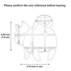 Kitty Butt - Cortador de galletas, molde en forma de galletas para gatos