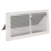 Imperial RG0113 10 x 8-Inch Steel Painted Baseboard Register, White
