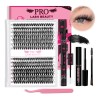 Kit De Extensiones Pestañas Pro 30d 40d 9-16mm 280pcs