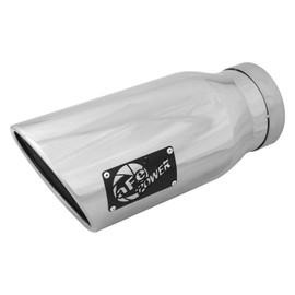 aFe Power 49T50702-P15 5" Inlet x 7" Outlet x 15" Length Polished Stainless Steel Bolt-On Diesel Exhaust Tip