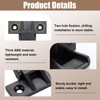 10 X Keku Push in Plinth Fasteners Fittings Press Fit