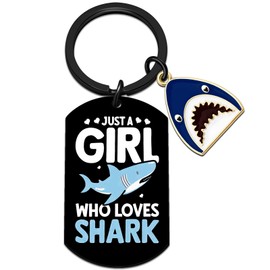 Uerifr Shark Gifts For Women Cute Shark Keychain Stuff For Her Birthday Decorations Accessories Funny Things For Teen Girls