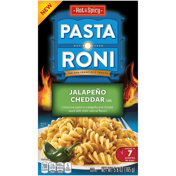 Pasta Roni, Jalapeno Cheddar, 5.8oz Box (12 Pack)