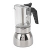Glass Moka Pot Stainless Steel Heat Resistant Portable Classic Italian