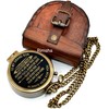 Rimsha Brass Compass Gift for Grandson Engraved Quote, Memory Present