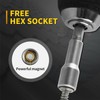 Metal Roofing Screws #12 × 1", 300 PCS, FIXLINK Baking