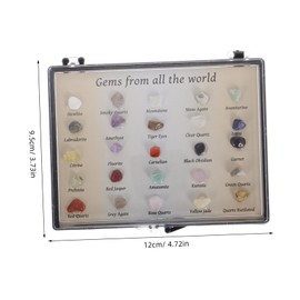 CIYODO Interactive Learning Set 25 Specimen Mini Display Boxes Crystal Educational Kit