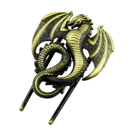 Bookmark,Dragon Metal Book Clip, Journal Clip, Book Page Holder Clip,Vintage Book Clips, Hold Journal Open While Writing and Free Your Hands, Gifts for Book Lovers, Readers, Writers (Dragon)