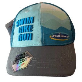 HEADSWEATS PERFORMANCE TRUCKER SNAPBACK HAT SWIM BIKE RUN TRIATHLON NWT