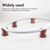 4PCS HiFi Speaker Cable Wire Bracket Wooden Shockproof Insulation HiFi