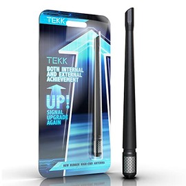 Tekk Carbon Fiber Stubby Antenna Compatible with 2007-2022 Chevy Silverado | 7.9 Inches Premium Flexible Rubber | Designed for Enhance FM/AM Radio Signal Reception (M7 Thread)