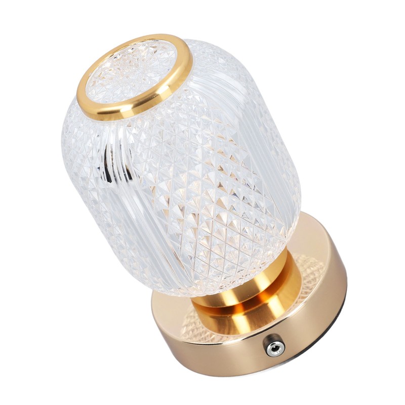 RGB Color Changing Crystal Table Lamp Acrylic Multifunction LED Crystal