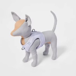 Reflective + Comfort Adjustable Dog Harness - Lilac - Boots & Barkley™ - L