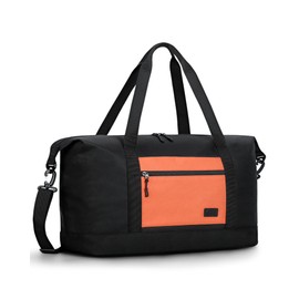 Lekesky Ryanair Cabin Bags 40x20x25 - Underseat Holdall Travel Bag for Weekend, Overnight, Gym, Sports or Hospital(Black)