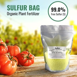 DL Wholesale Sulfur Bag 2lb Organic Plant Fertilizer, Garden Planting Soil Food for Vegetable Garden, Succulents, OMRI Certified