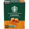 Starbucks K-Cup Coffee Pods, Caramel Naturally Flavored Coffee For Keurig