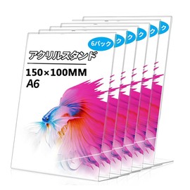 Acrylic Stand, Lightweight, Easy to Carry, Comfortable Viewing Angle, Acrylic Frame, Photo Stand, Clear Stand, Sign Stand, Photo Stand, Clear Acrylic, POP, Advertising, Menu Display, Restaurant, Sign