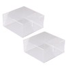 Luxe Party 2 Pack Acrylic Cocktail Napkin Holder in Clear