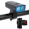 USB Rechargeable Bike Lamp Bicycle Front Light Night Riding Headlight