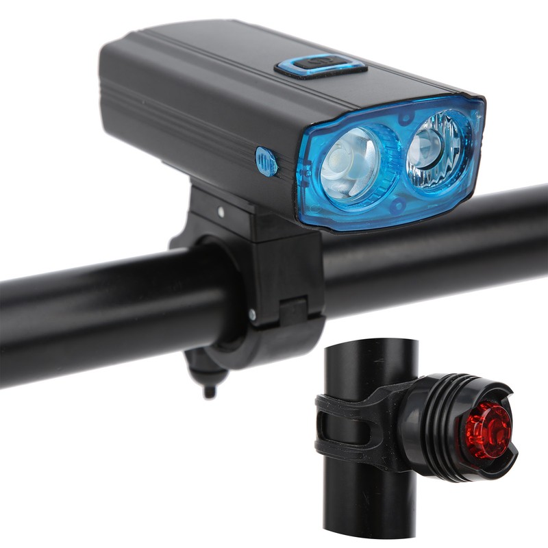 USB Rechargeable Bike Lamp Bicycle Front Light Night Riding Headlight