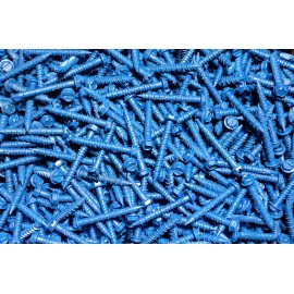 Anchor 100pcs 3/16" X 1-1/2" Hex Washer Head Concrete Masonry Anchor Screw Bolt Tapcon