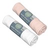 BabyCalin - Set of 2 Fitted Sheets White / Pink