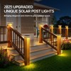 ELECLINK 4x4 Solar Post Cap Lights Upgraded, Brighter and Extended