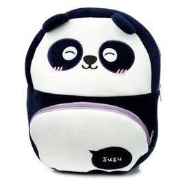 Puckator Adoramals Susu the Panda Plush Rucksack Backpack - Children's Backpacks - Small Luggage Bag - Travel Backpack - Backpack For School - Toddler Kids Backpack - Cute Bags - Nursery Backpack