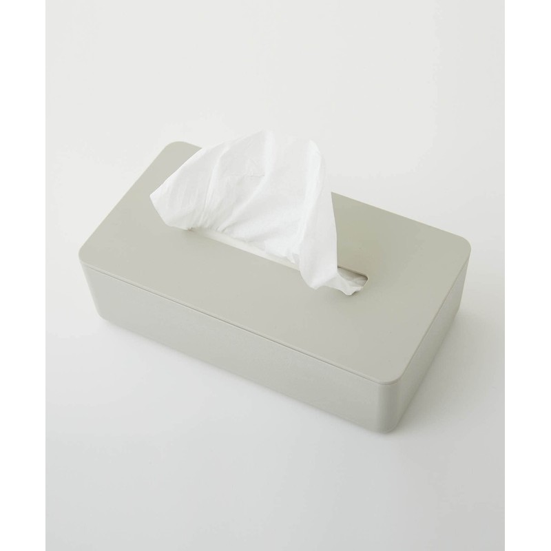 b2c tissue box | bio plastic (warm grey)