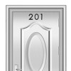 4inch Self Adhesive Mailbox Numbers, Door Address Number Stickers for