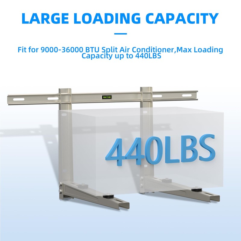 XKV Quick-Install Heavy-Duty Wall Bracket for 7000-36000 BTU Split Air