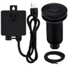 Garbage Disposal SinkTop Air Switch Kit with Long Button,Brass Made