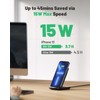 INIU [2-Pack] Wireless Charger, INIU 15W Qi-Certified Fast Wireless Charging