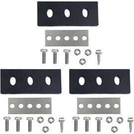MEEIHUI100% 304Stainless Snow Blower Impeller Modification/Rubber Ki, 3/8inch 3-Blade Universal-Modifies 2-Stage, Repeated and Use Durable in Various Conditions (3)