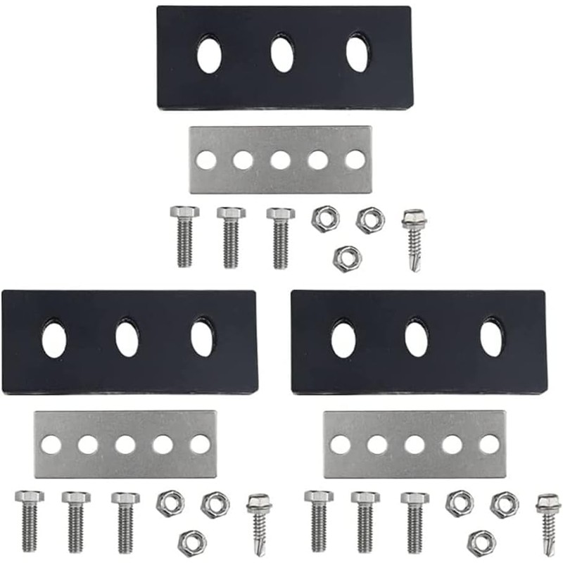 MEEIHUI100% 304Stainless Snow Blower Impeller Modification/Rubber Ki, 3/8inch 3-Blade Universal-Modifies