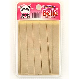 Bello Girls Beige Hair Ribbons - 6 Pcs.