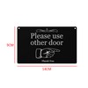 Reversible | Double Sided | Black and White 'Please use