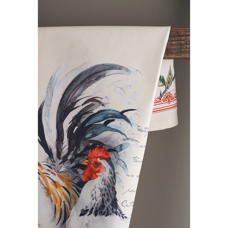 Maison d'Hermine Campagne Multipurpose Kitchen Towels, 100% Cotton, Soft, Absorbent,