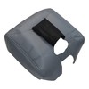 FZJDSD Dark Gray Leather Auto Center Console Leather Lid Replacement