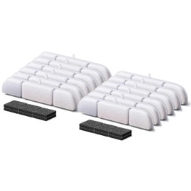 DownyPaws Cat Water Fountain Replacement Filter for 12 Packs, 12 Months of Replacement Filters for DPWFP6