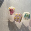 [Ar] Heart handmade nail tip drawing nail art specialist /
